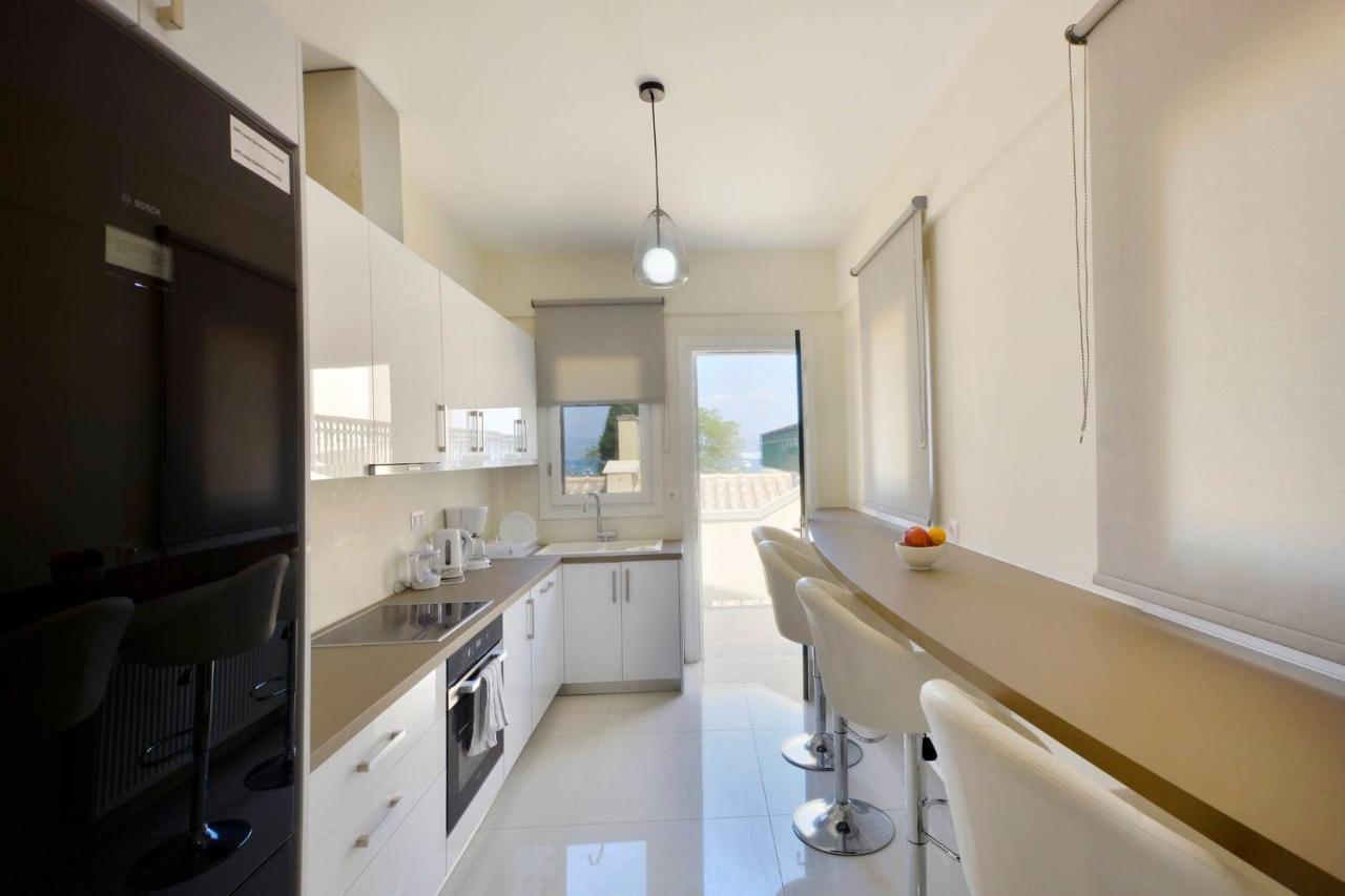 Luxury Bay View Apartment Corfu  Luaran gambar