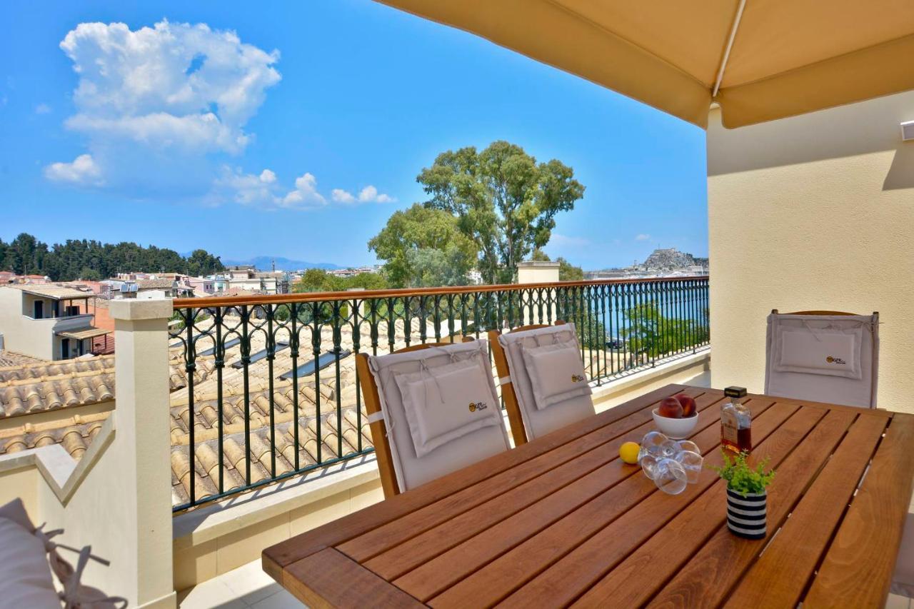 Luxury Bay View Apartment Corfu  Luaran gambar